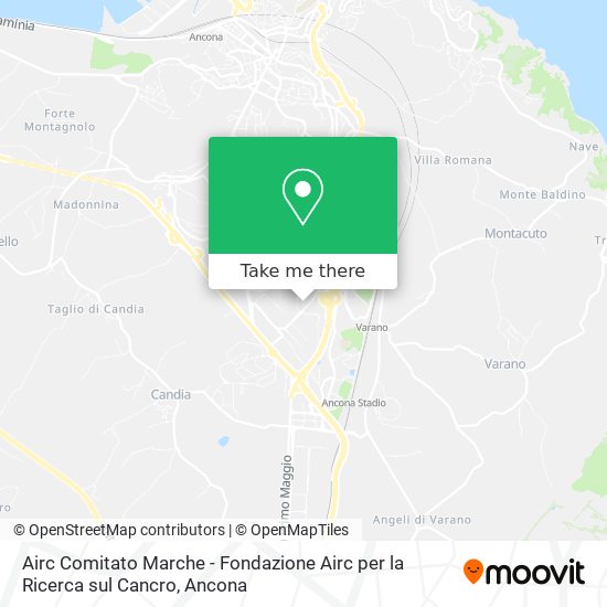 Airc Comitato Marche - Fondazione Airc per la Ricerca sul Cancro map