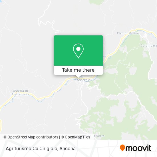 Agriturismo Ca Cirigiolo map