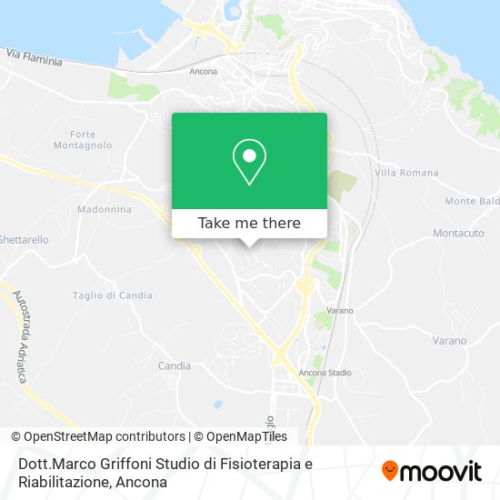 Dott.Marco Griffoni Studio di Fisioterapia e Riabilitazione map