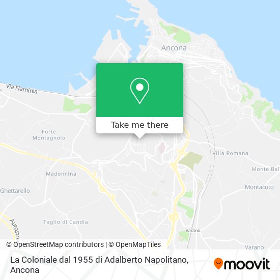 La Coloniale dal 1955 di Adalberto Napolitano map