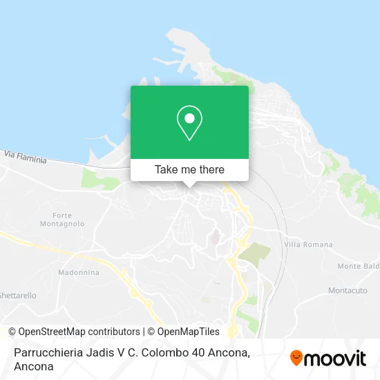 Parrucchieria Jadis V C. Colombo 40 Ancona map