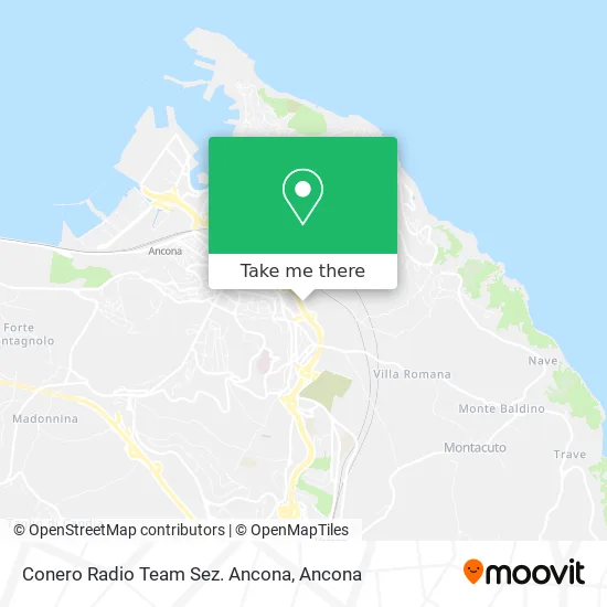 Conero Radio Team Sez. Ancona map