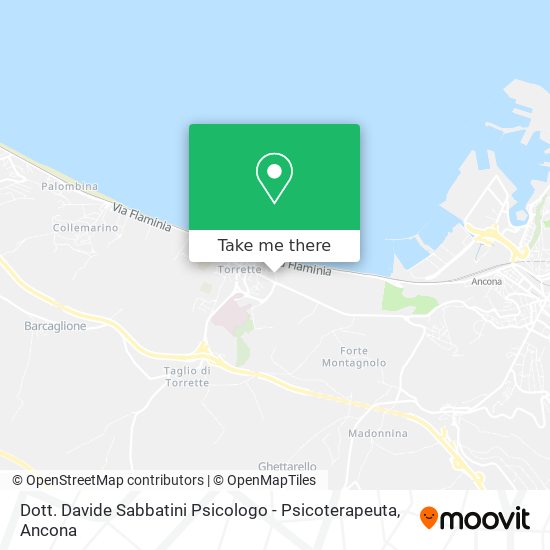 Dott. Davide Sabbatini Psicologo - Psicoterapeuta map