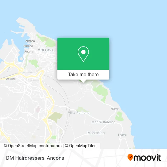DM Hairdressers map