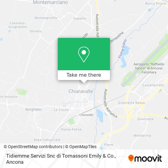 Tidiemme Servizi Snc di Tomassoni Emily & Co. map