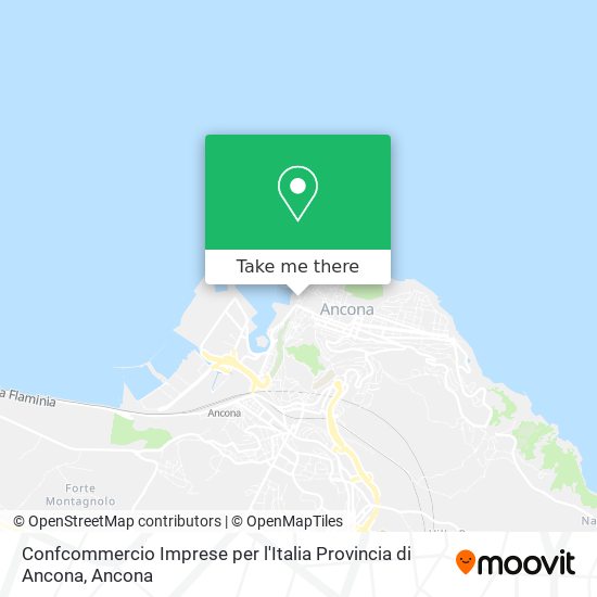 Confcommercio Imprese per l'Italia Provincia di Ancona map
