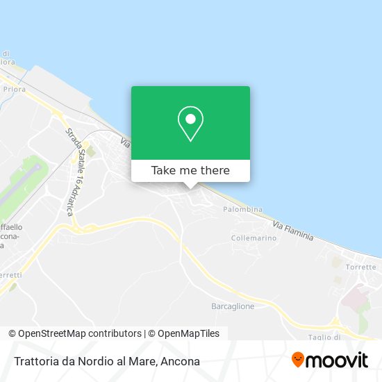 Trattoria da Nordio al Mare map