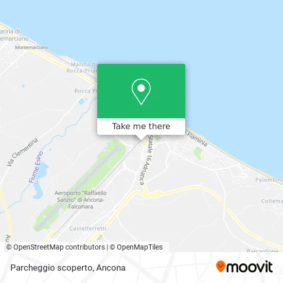 Parcheggio scoperto map