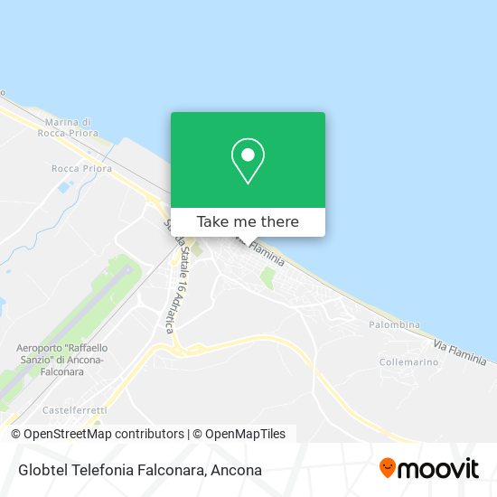 Globtel Telefonia Falconara map