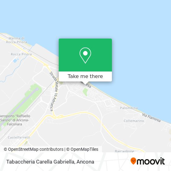 Tabaccheria Carella Gabriella map