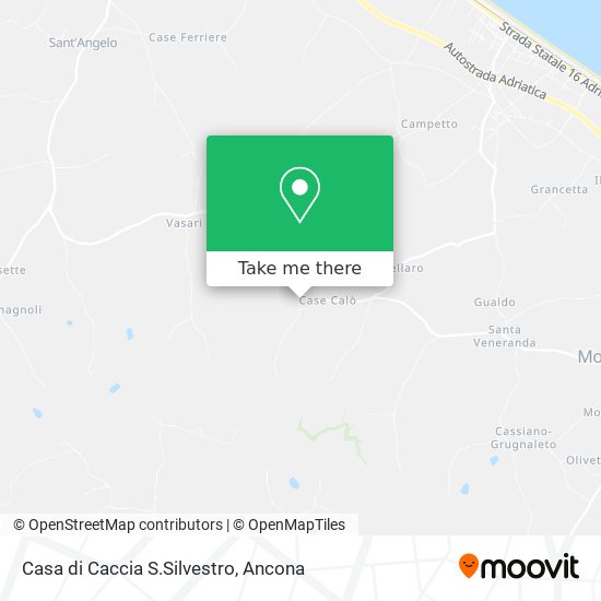 Casa di Caccia S.Silvestro map