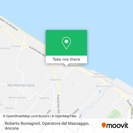 Roberto Romagnoli, Operatore del Massaggio map