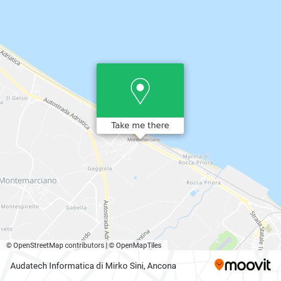 Audatech Informatica di Mirko Sini map