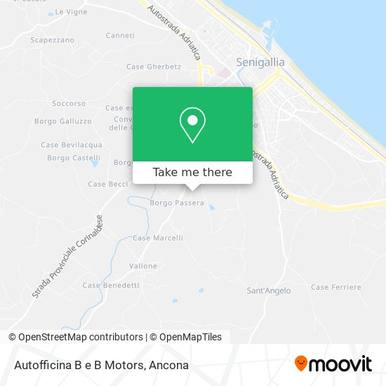 Autofficina B e B Motors map