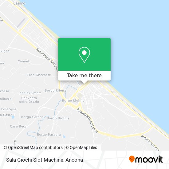 Sala Giochi Slot Machine map