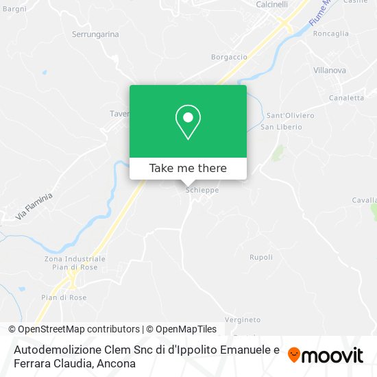 Autodemolizione Clem Snc di d'Ippolito Emanuele e Ferrara Claudia map