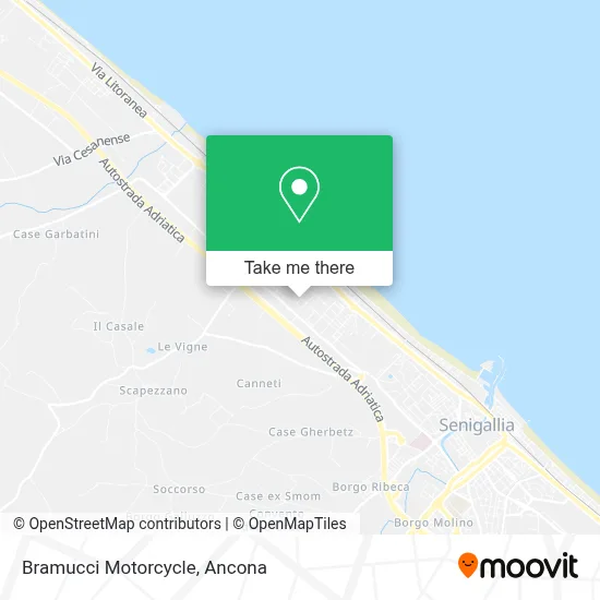 Bramucci Motorcycle map