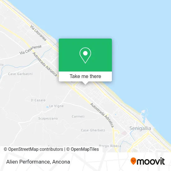 Alien Performance map