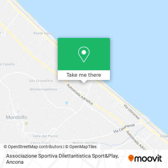Associazione Sportiva Dilettantistica Sport&Play map