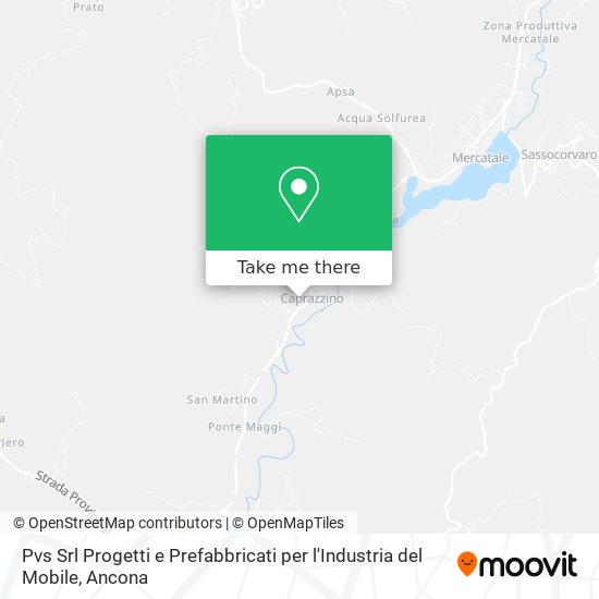 Pvs Srl Progetti e Prefabbricati per l'Industria del Mobile map
