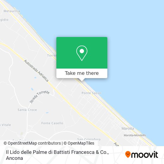 Il Lido delle Palme di Battisti Francesca & Co. map