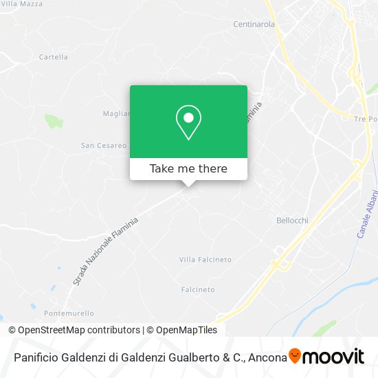 Panificio Galdenzi di Galdenzi Gualberto & C. map