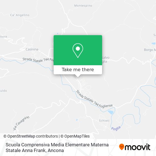 Scuola Comprensiva Media Elementare Materna Statale Anna Frank map