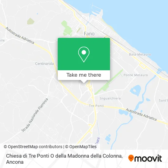 Chiesa di Tre Ponti O della Madonna della Colonna map