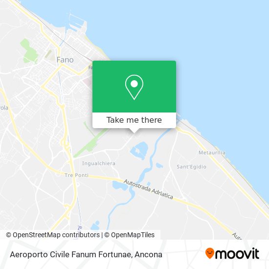Aeroporto Civile Fanum Fortunae map