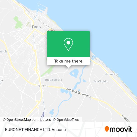 EURONET FINANCE LTD map