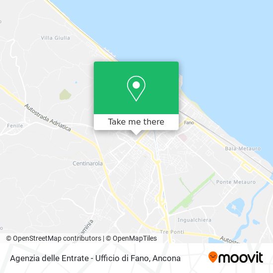 Agenzia delle Entrate - Ufficio di Fano map