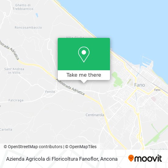 Azienda Agricola di Floricoltura Fanoflor map