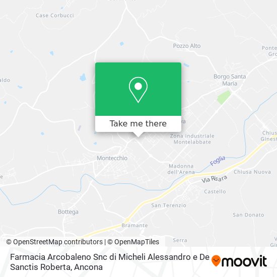 Farmacia Arcobaleno Snc di Micheli Alessandro e De Sanctis Roberta map