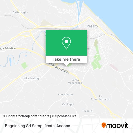Bagninning Srl Semplificata map