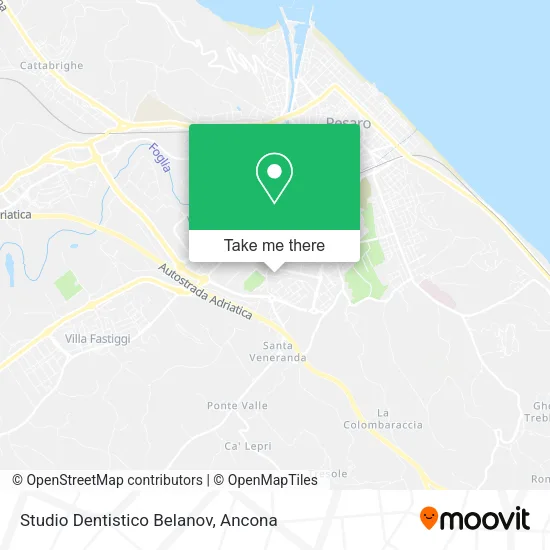 Studio Dentistico Belanov map