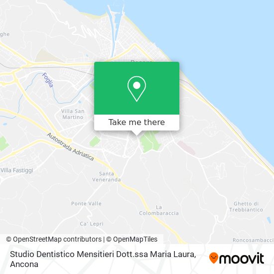 Studio Dentistico Mensitieri Dott.ssa Maria Laura map