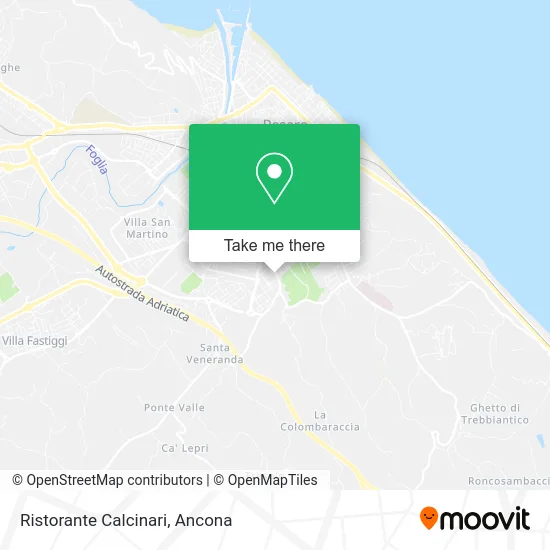 Ristorante Calcinari map