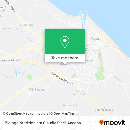 Biologa Nutrizionista Claudia Ricci map