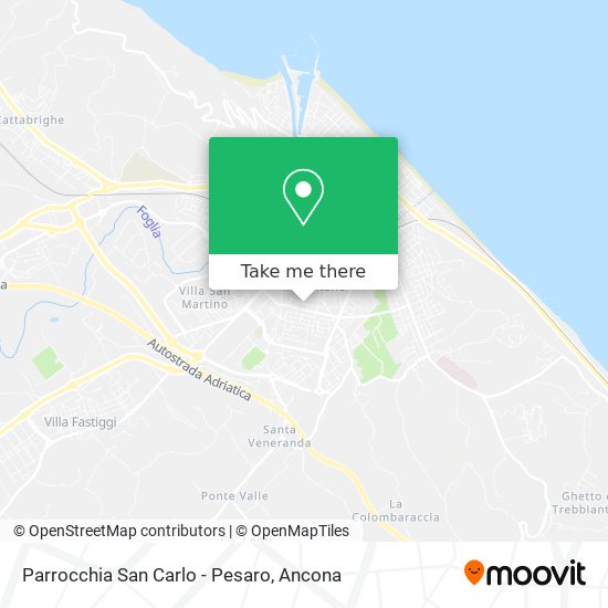 Parrocchia San Carlo - Pesaro map