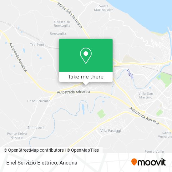 Enel Servizio Elettrico map