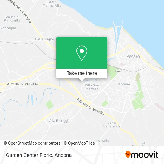 Garden Center Florio map