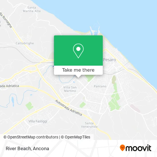 River Beach map