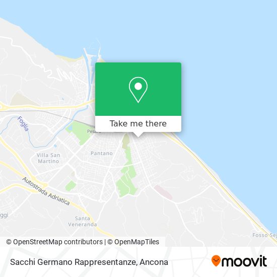 Sacchi Germano Rappresentanze map