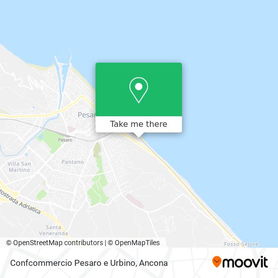 Confcommercio Pesaro e Urbino map