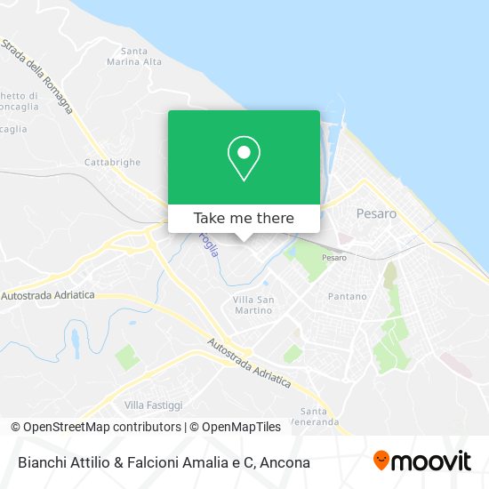 Bianchi Attilio & Falcioni Amalia e C map