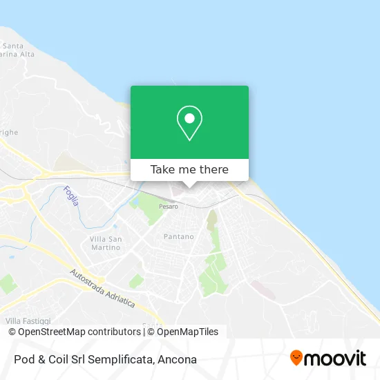 Pod & Coil Srl Semplificata map