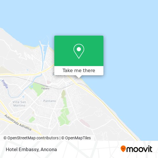 Hotel Embassy map