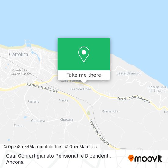 Caaf Confartigianato Pensionati e Dipendenti map