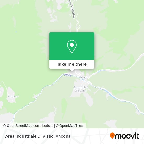 Area Industriale Di Visso map