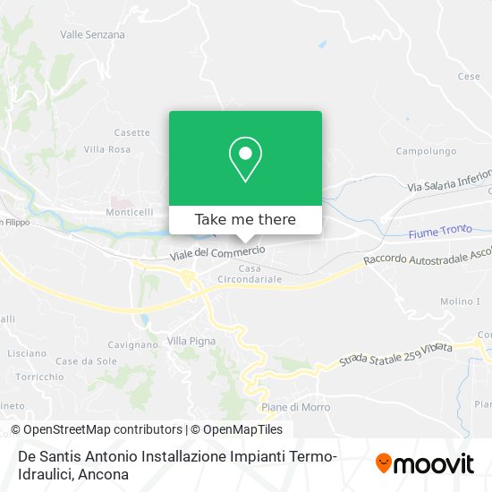 De Santis Antonio Installazione Impianti Termo-Idraulici map
